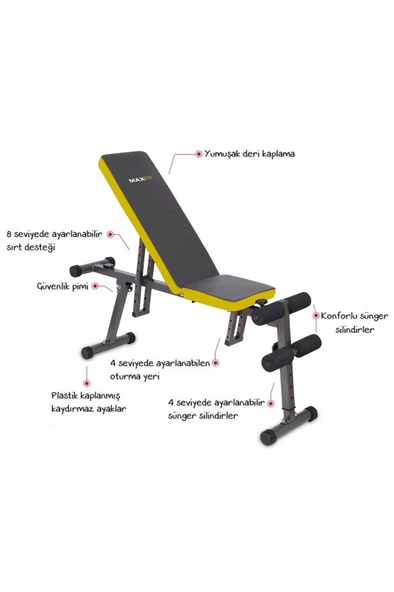 Max Fit Max Fit X5 Mekik Sehpası - 6