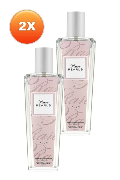 Rare Pearls Parfümlü Deodorant Vücut Spreyi 75 Ml. İkili Set - 2