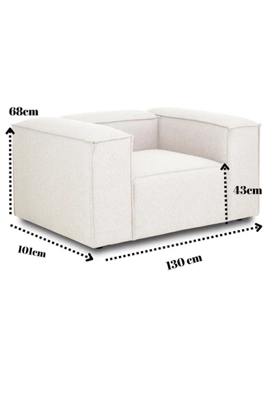 CARBONE Berjer Tekli Koltuk ,soft , Berjer , Ofis Koltukları - 8