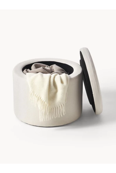 CARBONE Desin Sandıklı Puf .bench Makyaj Pufu . Puf Minder,makyaj Pufu ürün görseli