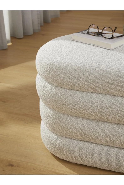 CARBONE DESİN Relax Teddy Bench, PUF, ayak ucu , bench - Resim 4