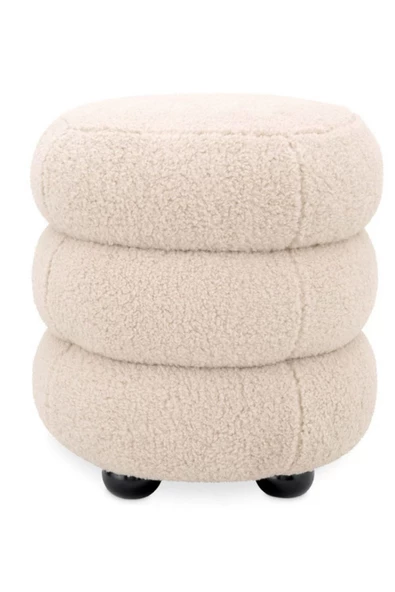 CARBONE Puf Bench ,Puffy ,Puf Tedy Kumas ,Ayak Ucu Puf ,Ayak - Resim 4