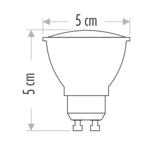 CATA 7W GU-10 LED Ampul Yeşil CAT CT-4215Y - 4