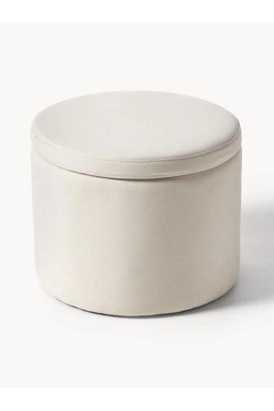 CARBONE Desin Sandıklı Puf .bench Makyaj Pufu . Puf Minder,makyaj Pufu - Resim 3