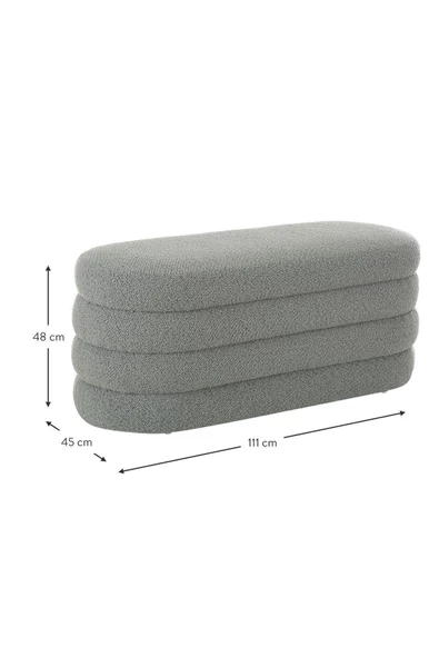 CARBONE DESİN Relax Teddy Bench, PUF, ayak ucu , bench - 2