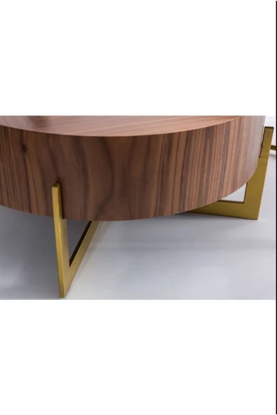 CARBONE DESİN Orta Sehpa,Orta Sehpa Dekoratif Mobilya,Yuvarlak Sehpa,Zigon - Resim 6