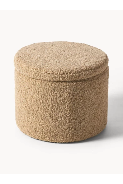 CARBONE Desin Sandıklı Puf .bench Makyaj Pufu . Puf Minder - Resim 2