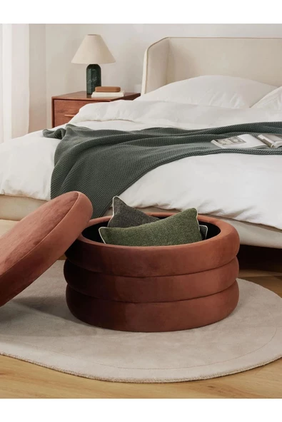 CARBONE DESİN sandıklı puf .bench makyaj pufu . puf minder ürün görseli