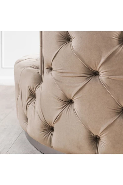 CARBONE Berjer , Tekli Koltuk , Tekli Berjer Koltuk ,Tekli , Babyface Kumaş ,Chester Berjer - Resim 6