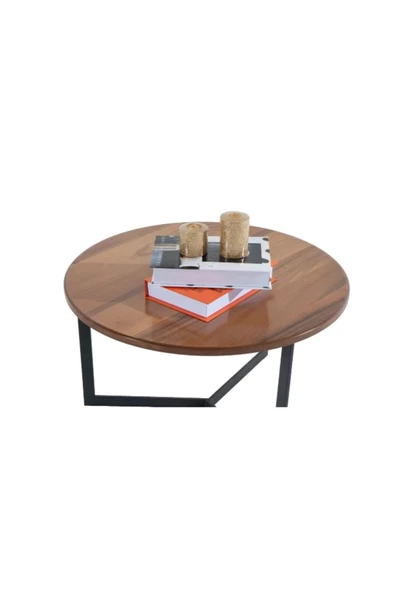 CARBONE DESİN Orta Sehpa,Orta Sehpa Dekoratif Mobilya,Yuvarlak Sehpa,Zigon - Resim 3