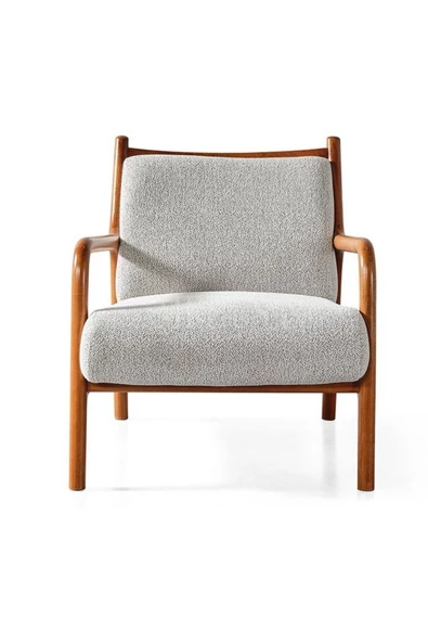 CARBONE Berjer Ayaklı Tekli Koltuk Tekli Berjer Koltuk Tekli Teddy - Resim 4