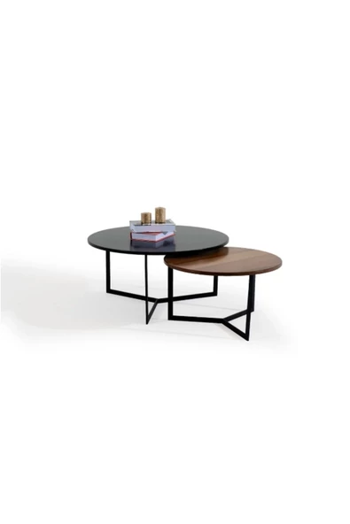 CARBONE DESİN Orta Sehpa,Orta Sehpa Dekoratif Mobilya,Yuvarlak Sehpa,Zigon - Resim 5