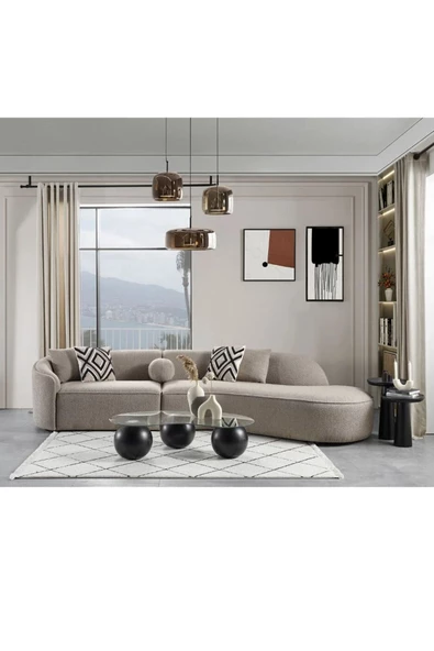 CARBONE Dsin,top Ayaklı Orta Sehpa, 3 Toplu Sehpa,top Sehpa,orta Sehpa - Resim 4