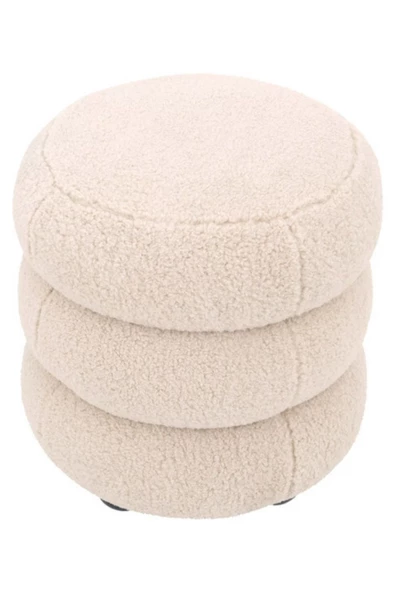 CARBONE Puf Bench ,Puffy ,Puf Tedy Kumas ,Ayak Ucu Puf ,Ayak - Resim 5