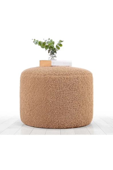 CARBONE DESİN Puf Bench ,Puffy ,Puf Tedy Kumas ,Ayak Ucu Puf ,Ayak - Resim 5