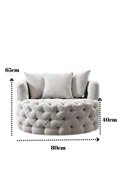 CARBONE Berjer Meso , Tekli Koltuk , Tekli Berjer Koltuk - Resim 2