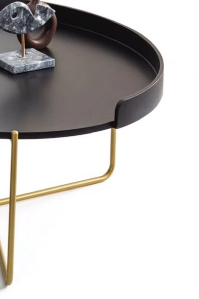 CARBONE DESİN Orta Sehpa,Orta Sehpa Dekoratif Mobilya,Yuvarlak Sehpa,Zigon - Resim 7