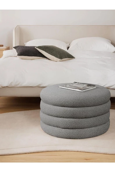 CARBONE DESİN sandıklı puf .bench makyaj pufu . puf minder - Resim 4