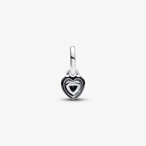 Pandora ME Siyah Çakra Kalp Mini Sallantılı Charm 793042C01 - 2