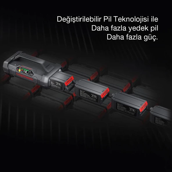 Lokithor LIPO 14.8Volt Li-Polimer 1500A Takviye Gücü APARTX ile Uyumlu Yedek Akü - Resim 7
