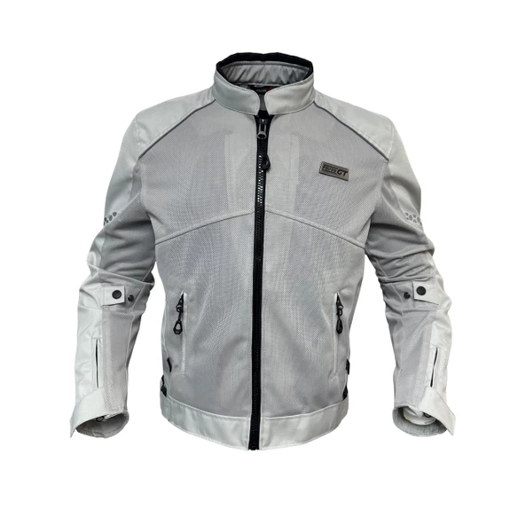 Forte Gt 1054 White Stone 7 Parça Full Korumalı Yazlık Motosiklet Montu XL Beden Beyaz