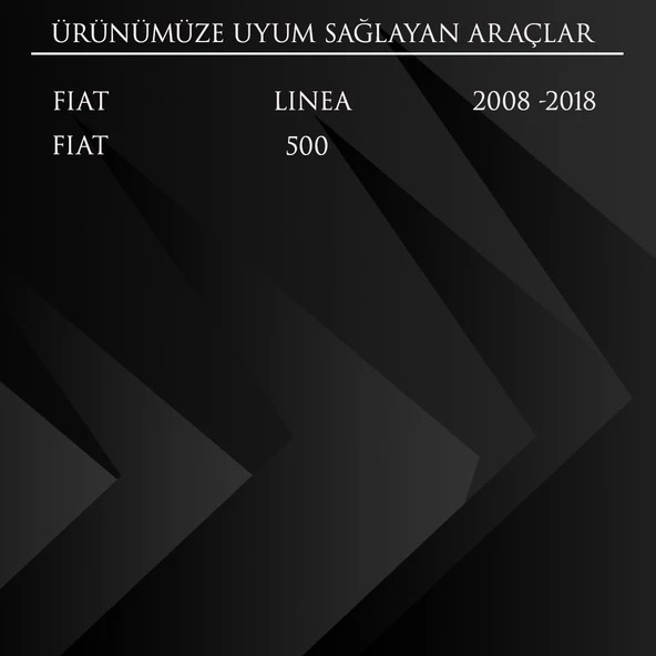 Fiat Linea, 500 için Plaka Lamba Camı - 51800482 - 2