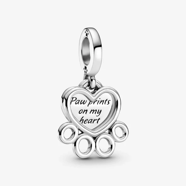 Pandora Kalp ve Pati İzi Sallantılı Charm 799360C00