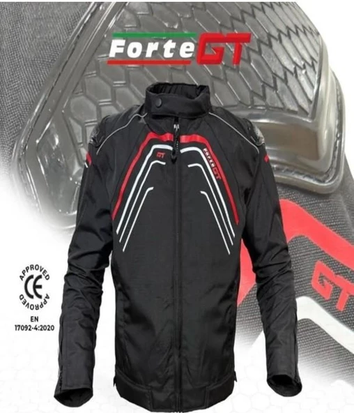 Forte Gt 1075 Energy Full Koruma 4 Mevsim Kışlık Motosiklet Montu L Beden Siyah - 5