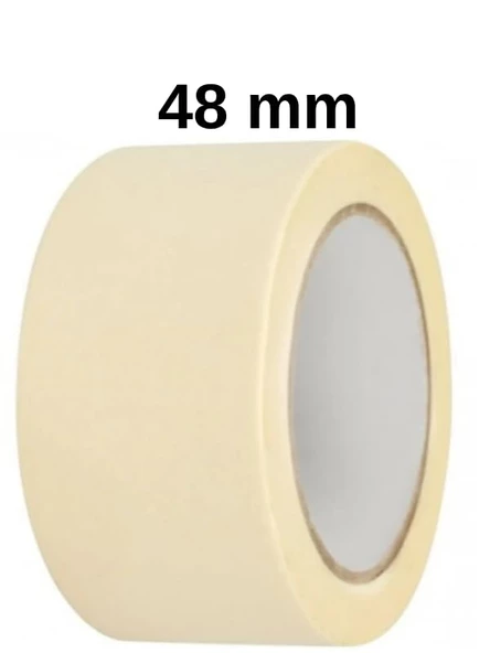 2 Adet Maskeleme Bandı Boya Bandı 48mm X 25m  Kağıt Bant - 2