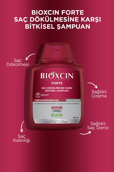 Bioxcin Forte 300 ml 3 Al 2 Öde Şampuan - Yoğun Dökülme Şampuanı - 4