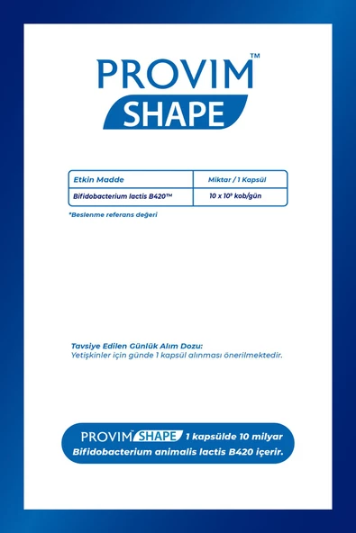 Wellcare Provim Shape - 30 Kapsül - Resim 2