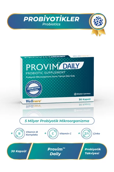 Wellcare Provim Daily - 30 Kapsül