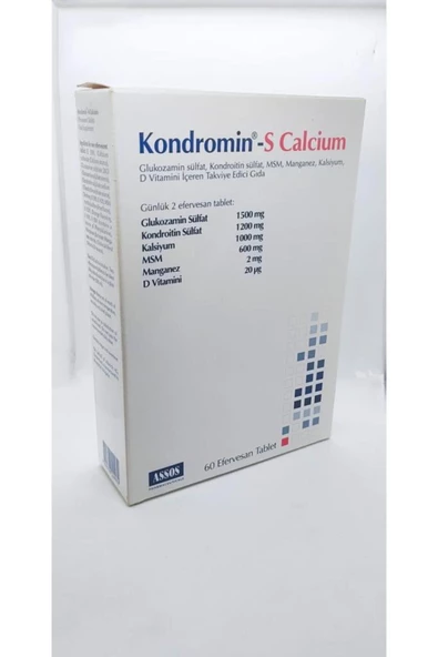 Assos Kondromin-s Calcium 60 Efervesan Tablet - Resim 5