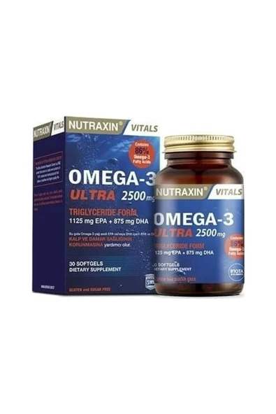 Nutraxin Omega-3 Ultra 2500 Mg 30 Kapsül