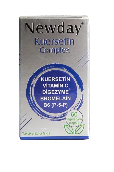 newday Kuersetin Complex 60 Vejetaryen Kapsül ürün görseli 1