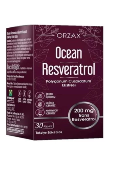 Ocean Resveratrol 200 Mg 30 Cap