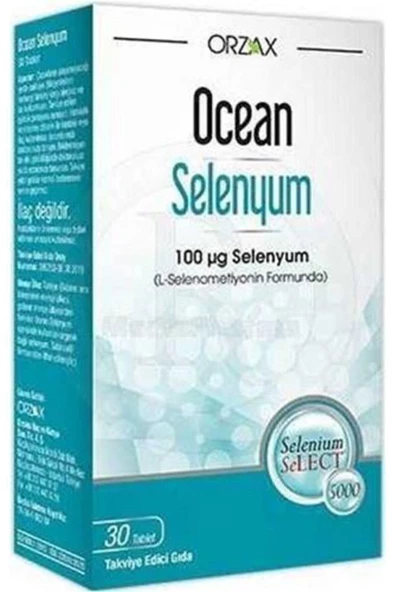 Ocean Orzax Selenyum 100mcg 30 Tablet - Resim 2