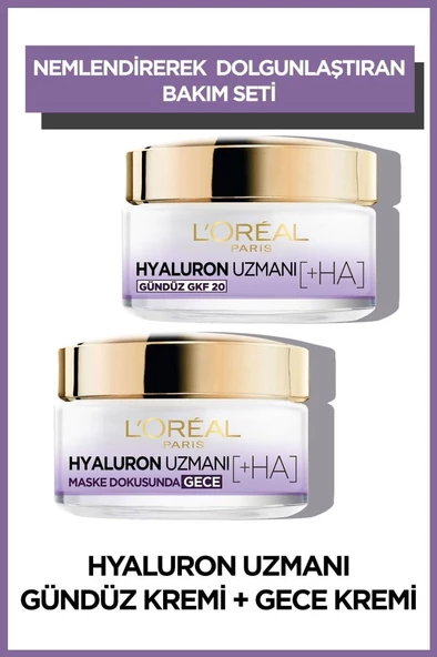 Loreal Paris Hyaluron Uzmanı Gündüz & Gece Kremi Hyaluron Set - 8