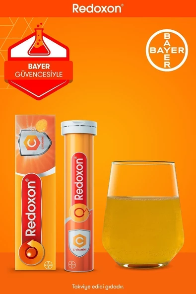 Redoxon C Vitamini 15 Efervesan Tablet I 1000 Mg C Vitamini Içeren Takviye Edici Gıda - 6