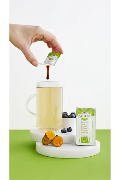 Apitera Mind 7 g x 7 Adet (Ginkgo Biloba, Propolis, Zerdeçal, Biberiye, Yaban Mersini, Bal) - 2