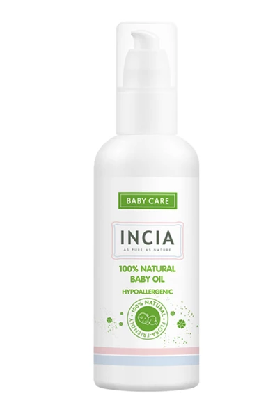 Incia %100 Doğal Bebek Yağı Organik Jojoba Bakım Masaj Yağı Parafinsiz Bitkisel Vegan 110 ml - 2