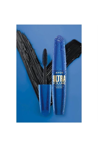AVON Maskara Avon Ultra Volume Waterproof (Suya Dayanıklı) Blackest Black - Resim 6