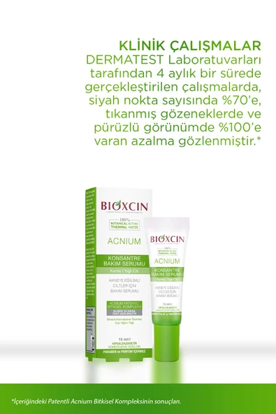 Bioxcin Acnium Konsantre Bakım Serumu 15 ml - 6