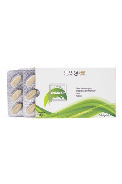 ELITE GLOBAL DETOX  ENGINAR IÇEREN GIDA TAKVIYESI