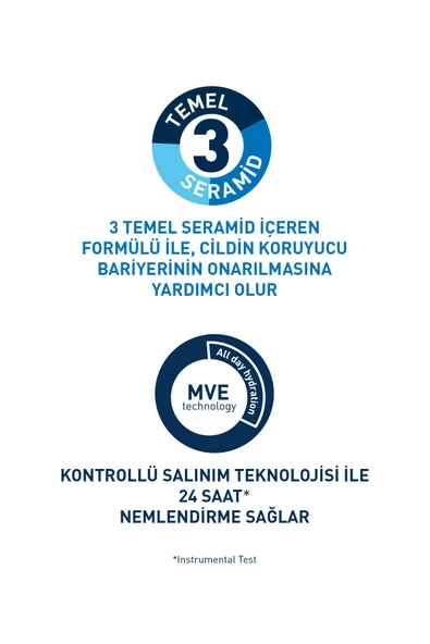 CeraVe Nemlendirici Krem 50 ml - Kuru ve Çok Kuru Ciltler İçin - Resim 6