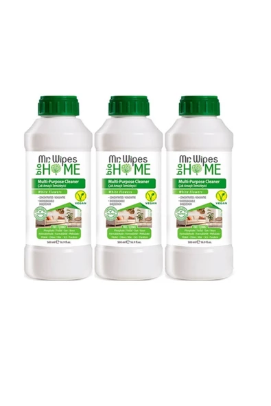 FARMASİ 3 ADET FARMASI MR WIPES KONSANTRE ÇOK AMAÇLI TEMİZLEYİCİ BEYAZ ÇİÇEK KOKULU 500 ML