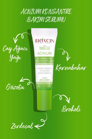 Bioxcin Acnium Konsantre Bakım Serumu 15 ml - 5