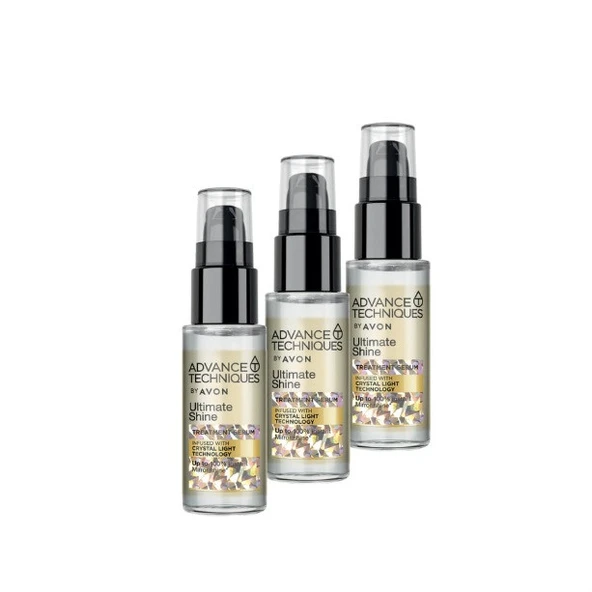 Advance Techniques Parlaklık Veren Saç Serumu 30 ml (3 ADET) - 2