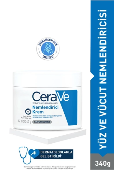 CeraVe Nemlendirici Krem Yüz & Vücut 340 gr