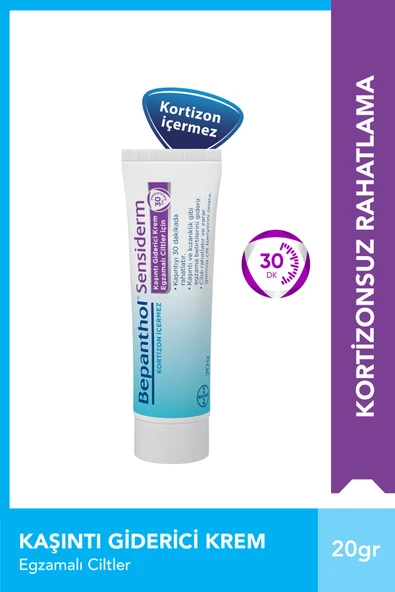 Bepanthol Sensiderm Kaşıntı Giderici Krem 20g